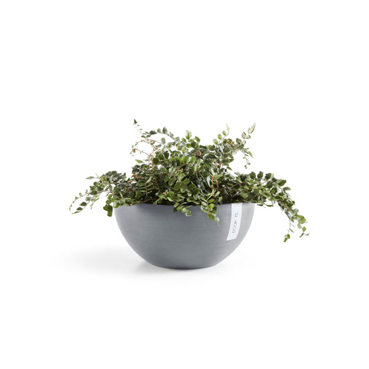 Kukkaruukku - Ecopots - Brysseli 25cm siniharmaa - Ecopotskauppa - Uuden aikakauden kukkaruukku