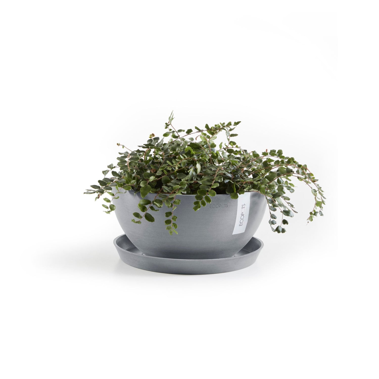 Kukkaruukku - Ecopots - Brysseli 25cm siniharmaa - Ecopotskauppa - Uuden aikakauden kukkaruukku
