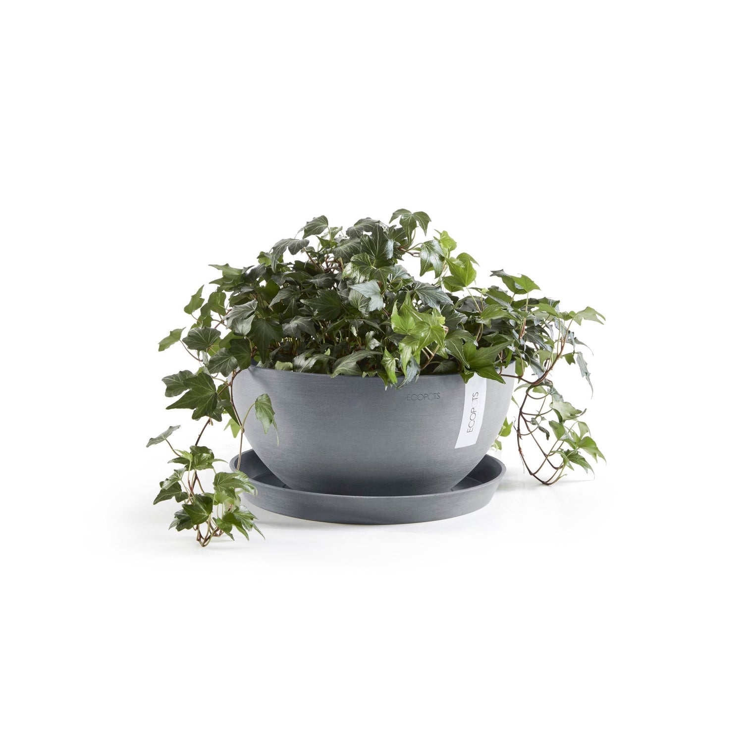 Kukkaruukku - Ecopots - Brysseli 25cm siniharmaa - Ecopotskauppa - Uuden aikakauden kukkaruukku