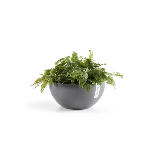 Kukkaruukku - Ecopots - Brysseli 30cm harmaa - Ecopotskauppa - Uuden aikakauden kukkaruukku