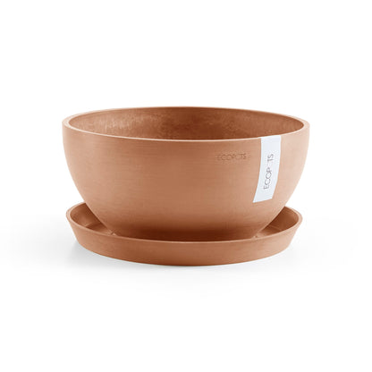 Kukkaruukku - Ecopots - Brysseli 35cm terracotta - Ecopotskauppa - Uuden aikakauden kukkaruukku