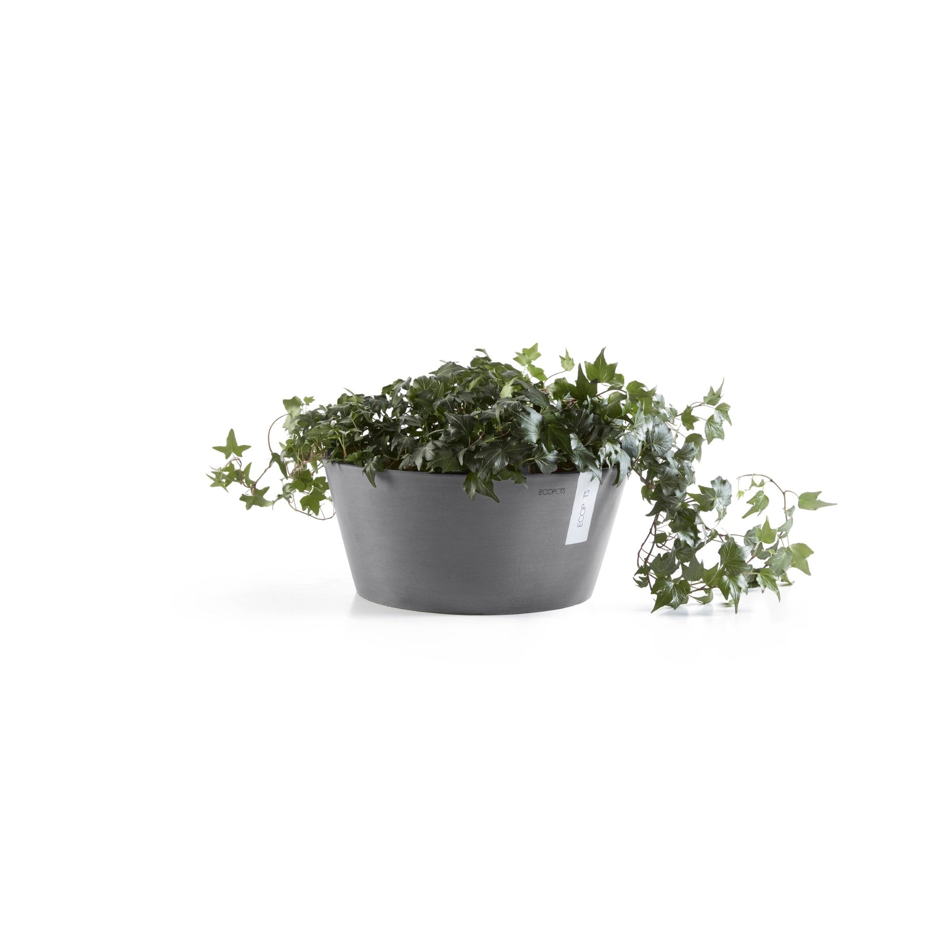 Kukkaruukku - Ecopots - Frankfurt 50cm harmaa - Ecopotskauppa - Uuden aikakauden kukkaruukku