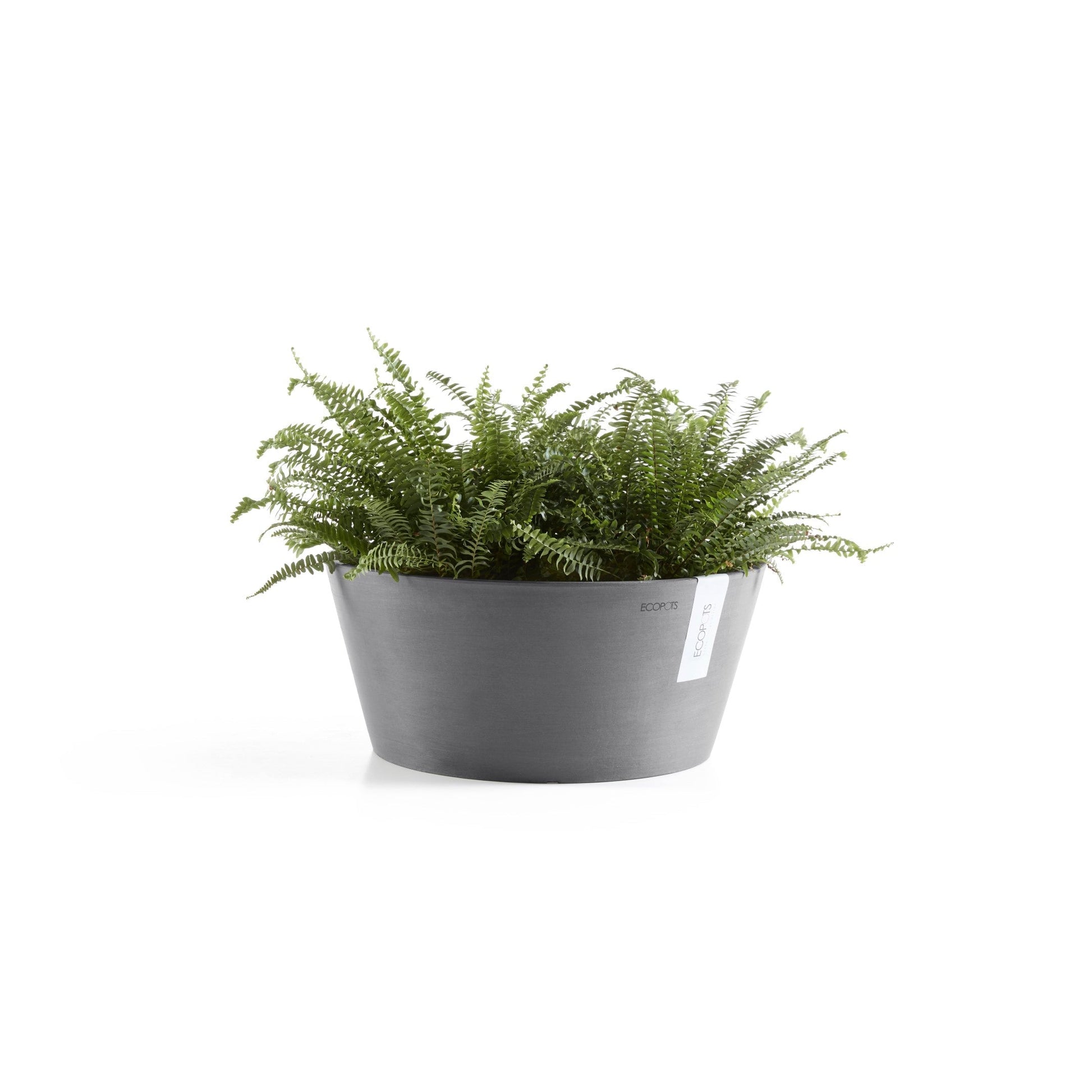 Kukkaruukku - Ecopots - Frankfurt 50cm harmaa - Ecopotskauppa - Uuden aikakauden kukkaruukku