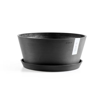 Kukkaruukku - Ecopots - Frankfurt 50cm tummanharmaa - Ecopotskauppa - Uuden aikakauden kukkaruukku