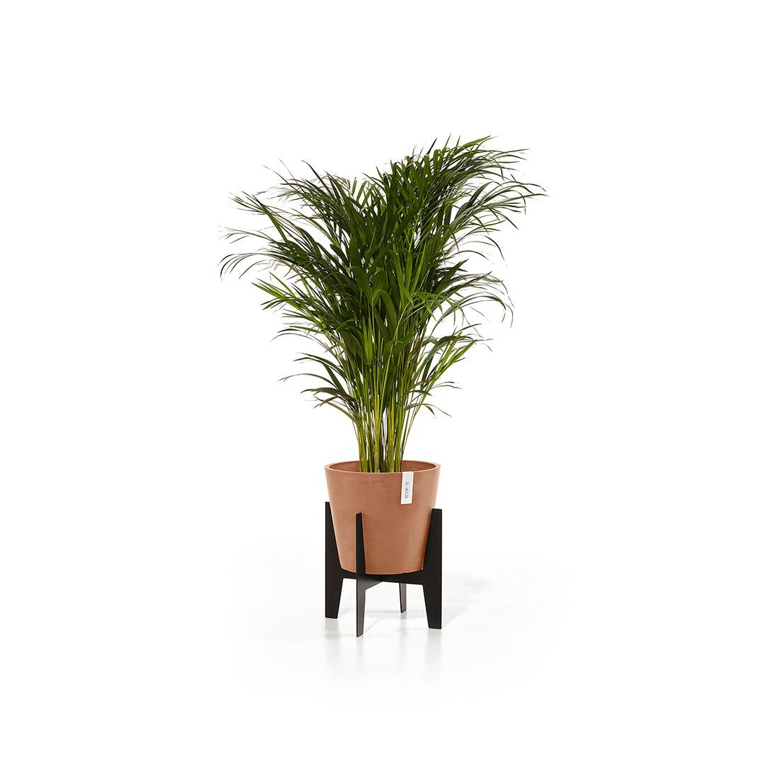 Kukkaruukku - Ecopots - Jalusta 30cm musta - Ecopotskauppa - Uuden aikakauden kukkaruukku