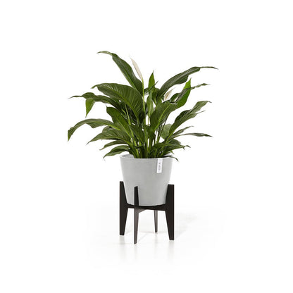 Kukkaruukku - Ecopots - Jalusta 30cm musta - Ecopotskauppa - Uuden aikakauden kukkaruukku