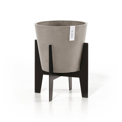 Kukkaruukku - Ecopots - Jalusta 30cm musta - Ecopotskauppa - Uuden aikakauden kukkaruukku