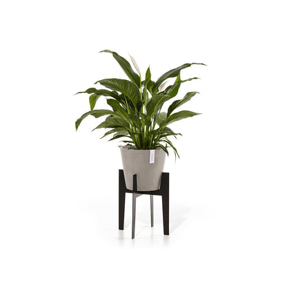 Kukkaruukku - Ecopots - Jalusta 40cm musta - Ecopotskauppa - Uuden aikakauden kukkaruukku