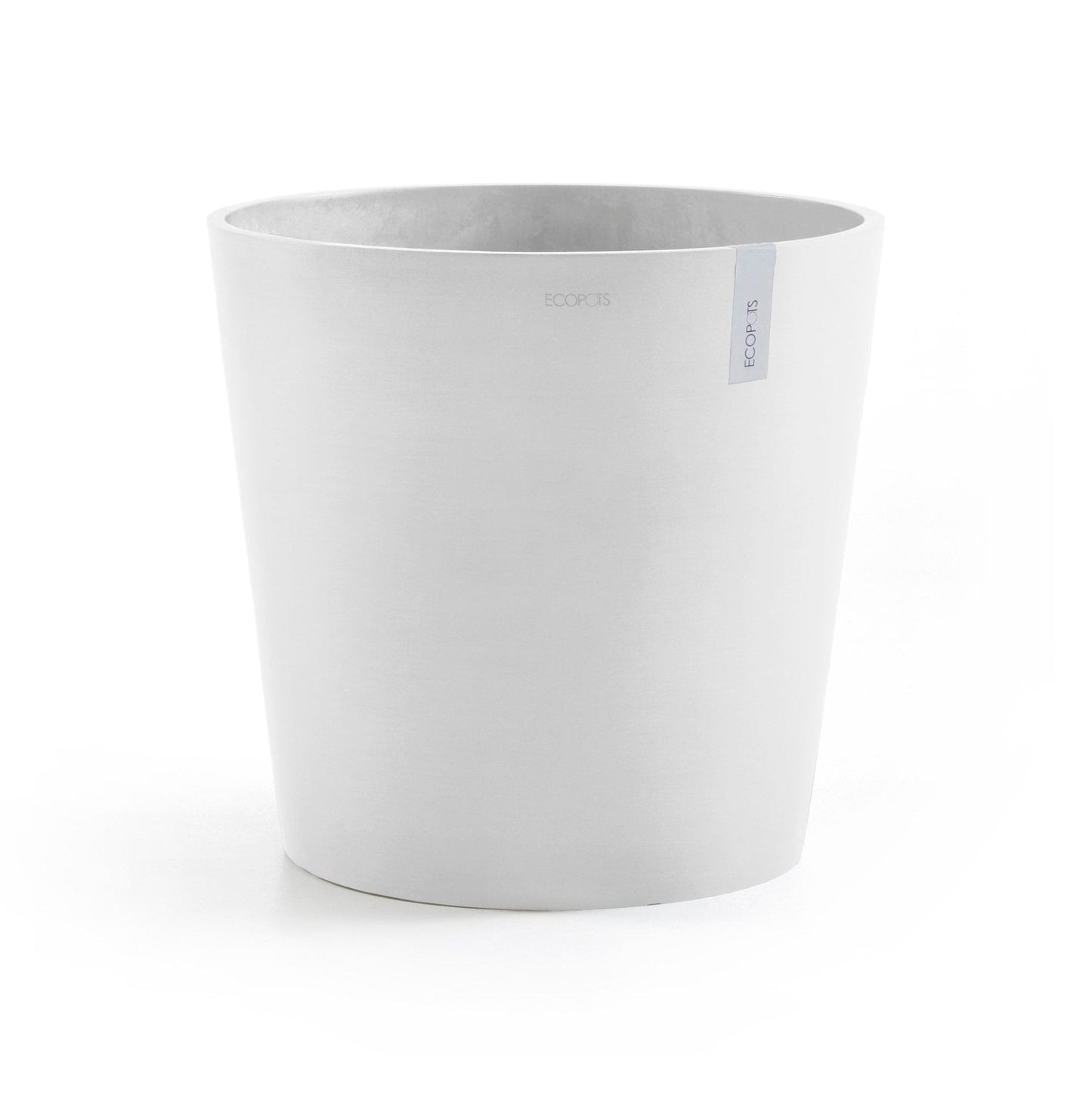 Kukkaruukku - Ecopots - Kukkaruukku Amsterdam 50cm valkoinen - Ecopots - Uuden aikakauden kukkaruukku kierrätysmateriaalista