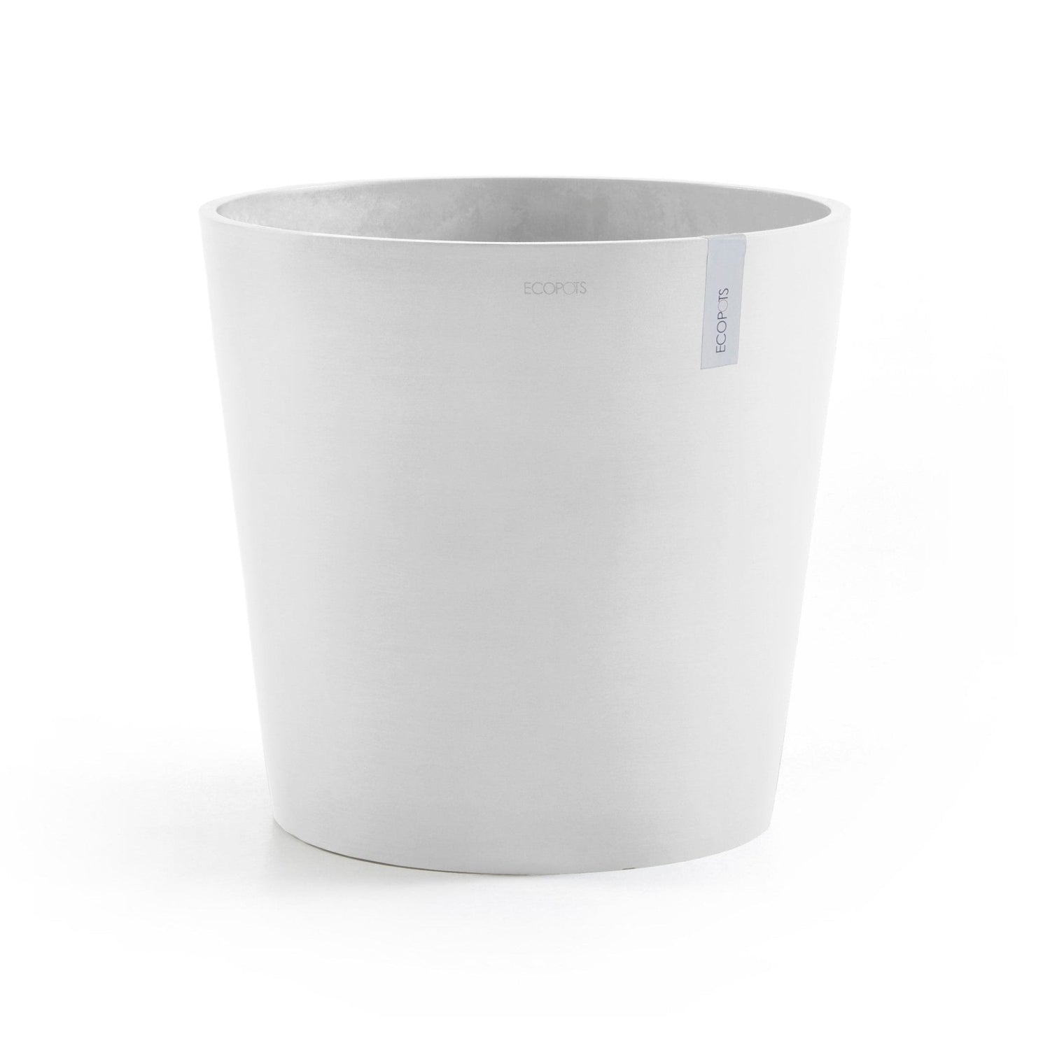 Kukkaruukku - Ecopots - Kukkaruukku Amsterdam 60cm valkoinen - Ecopots - Uuden aikakauden kukkaruukku kierrätysmateriaalista