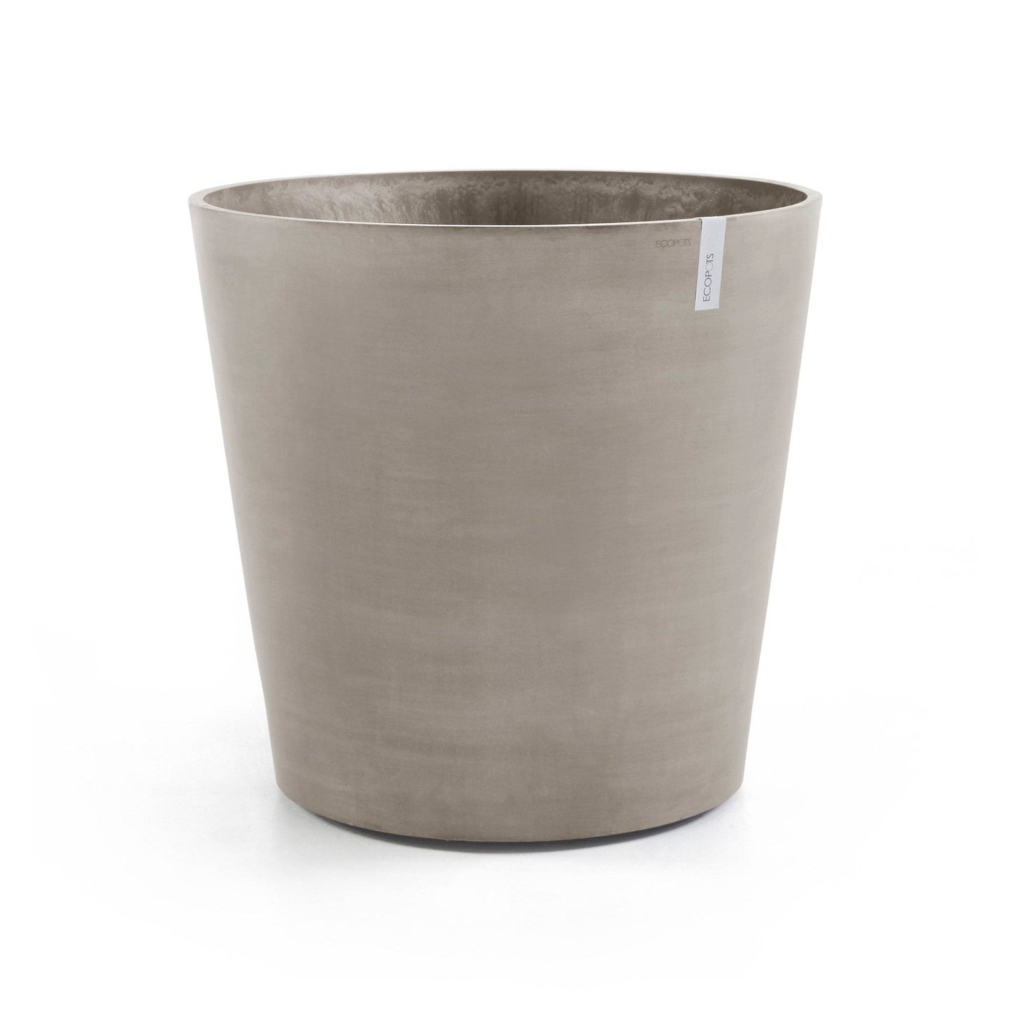 Kukkaruukku - Ecopots - Kukkaruukku Amsterdam pyörillä 80cm taupe - Ecopots - Uuden aikakauden kukkaruukku kierrätysmateriaalista