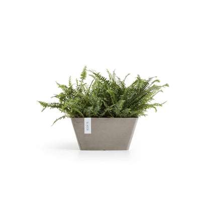 Kukkaruukku - Ecopots - Kukkaruukku Berliini 25cm taupe - Ecopots - Uuden aikakauden kukkaruukku kierrätysmateriaalista