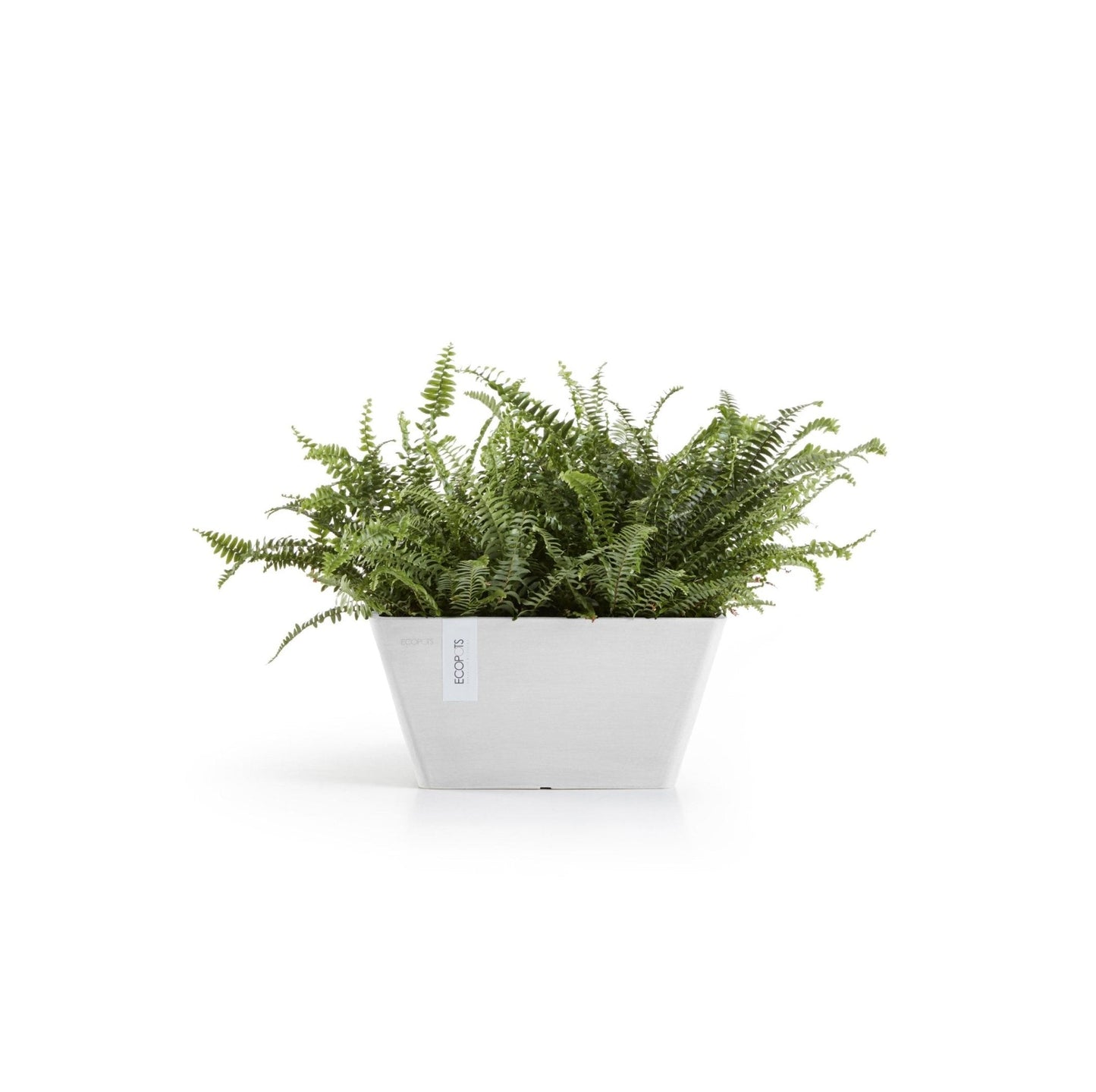 Kukkaruukku - Ecopots - Kukkaruukku Berliini 25cm valkoinen - Ecopots - Uuden aikakauden kukkaruukku kierrätysmateriaalista