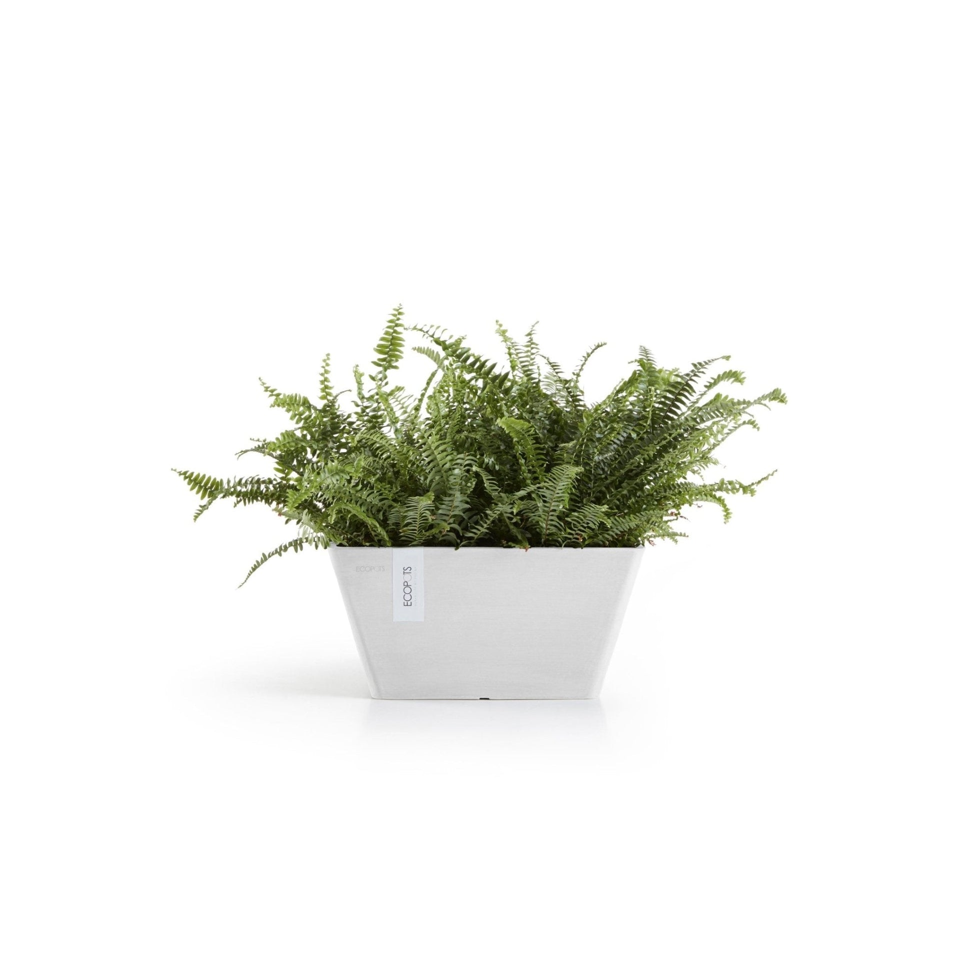 Kukkaruukku - Ecopots - Kukkaruukku Berliini 30cm valkoinen - Ecopots - Uuden aikakauden kukkaruukku kierrätysmateriaalista