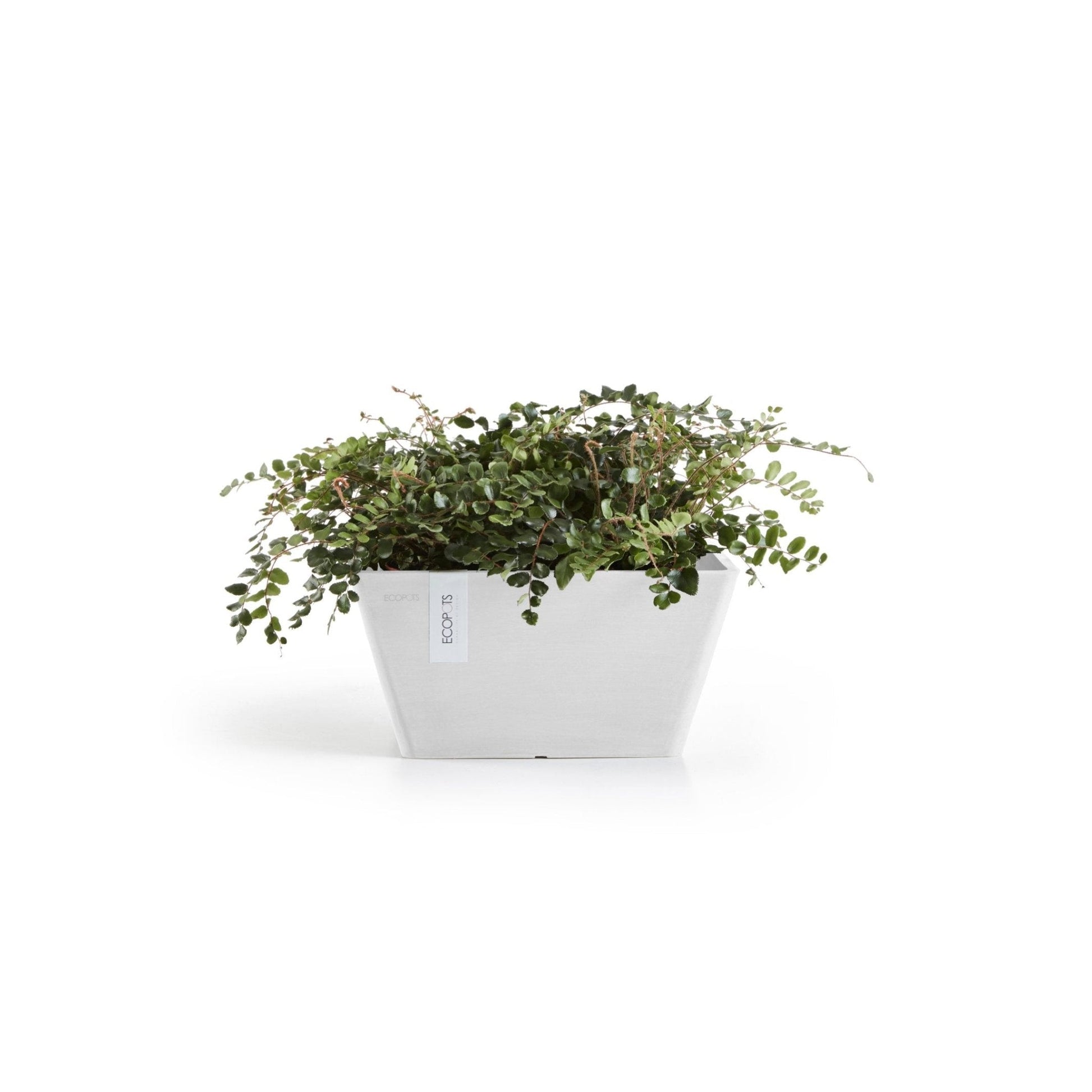 Kukkaruukku - Ecopots - Kukkaruukku Berliini 40cm valkoinen - Ecopots - Uuden aikakauden kukkaruukku kierrätysmateriaalista