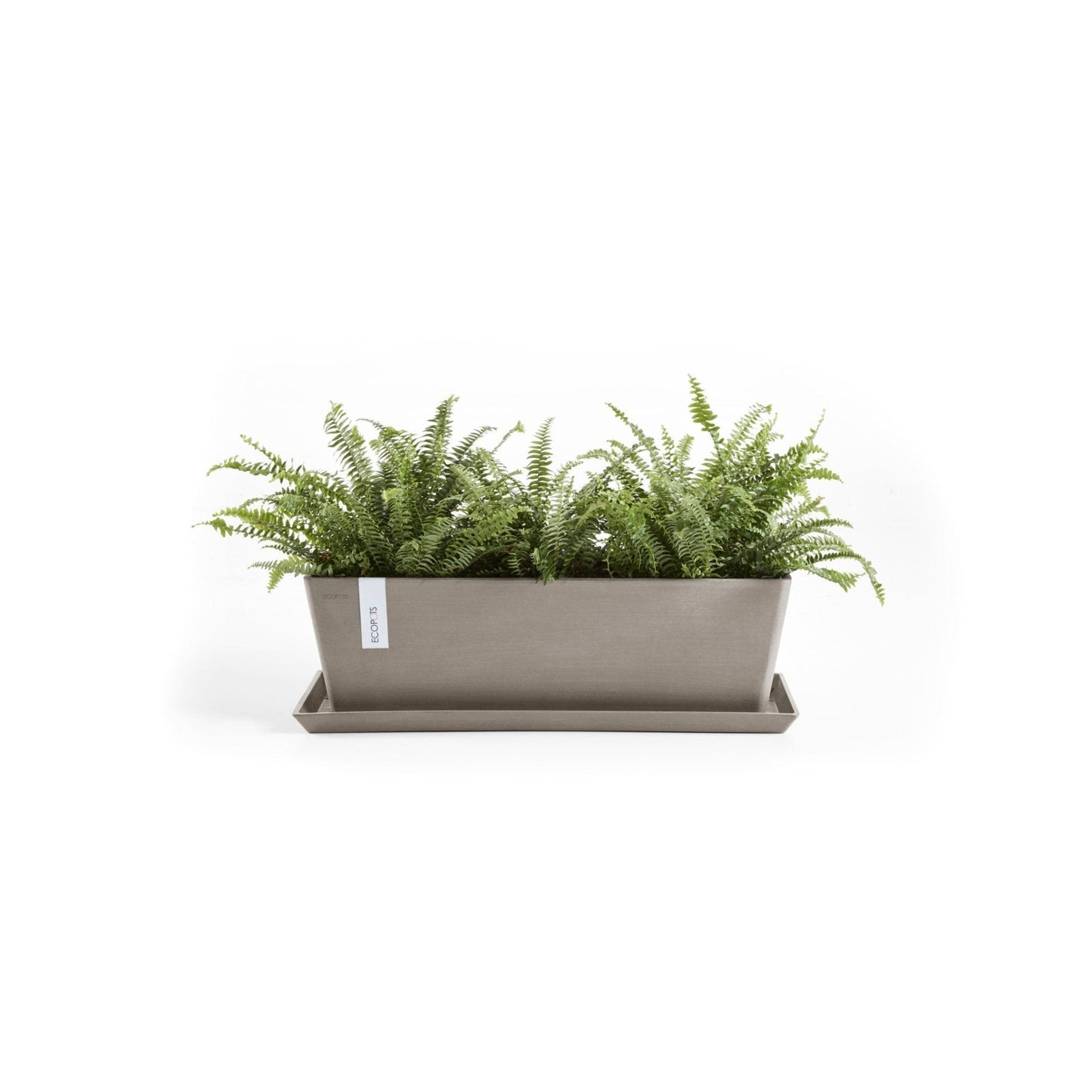 Kukkaruukku - Ecopots - Kukkaruukku Bruge 45cm taupe - Ecopots - Uuden aikakauden kukkaruukku kierrätysmateriaalista