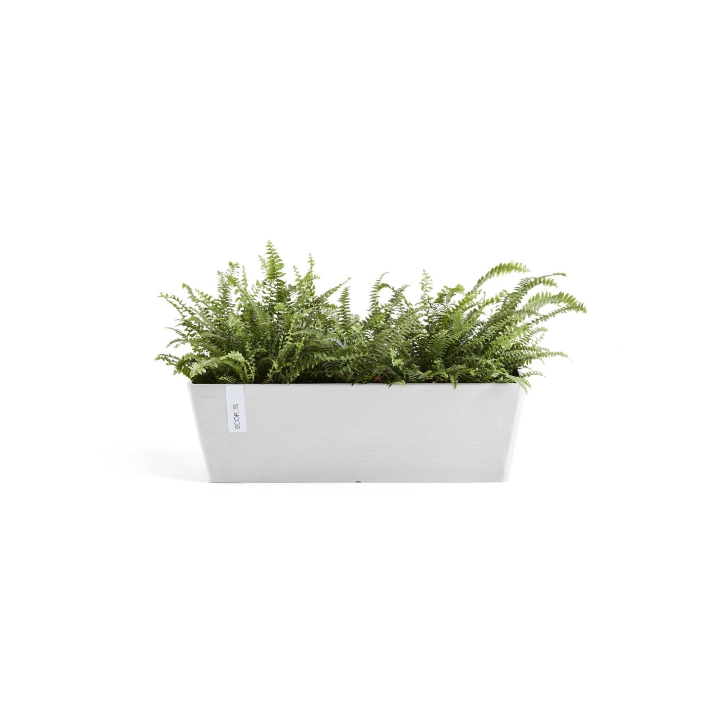 Kukkaruukku - Ecopots - Kukkaruukku Bruge 45cm valkoinen - Ecopots - Uuden aikakauden kukkaruukku kierrätysmateriaalista