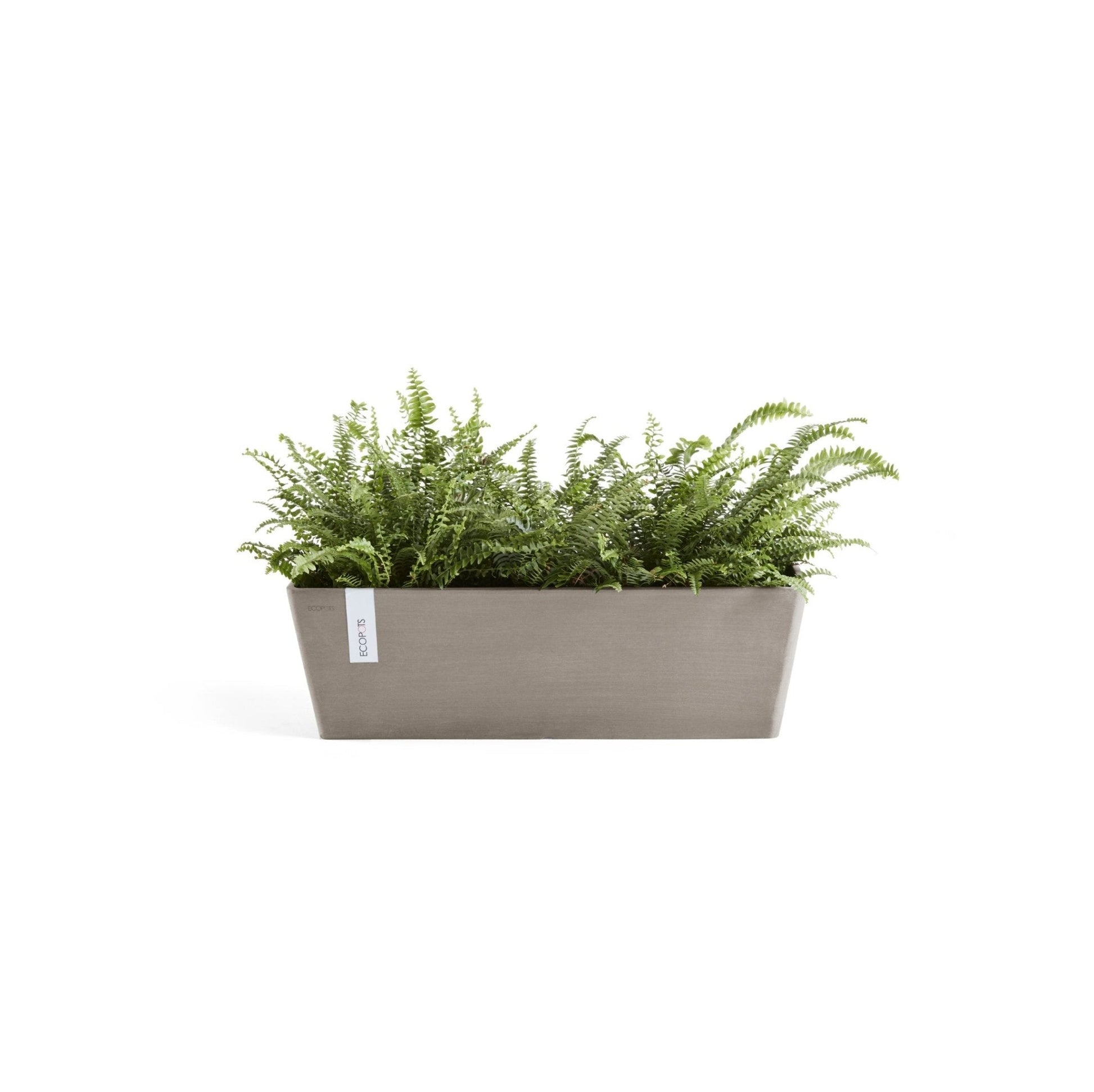 Kukkaruukku - Ecopots - Kukkaruukku Bruge 55cm taupe - Ecopots - Uuden aikakauden kukkaruukku kierrätysmateriaalista