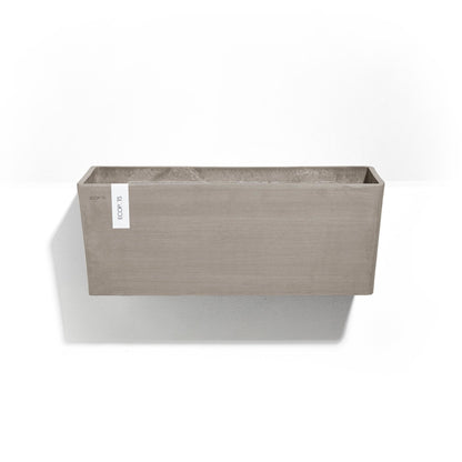 Kukkaruukku - Ecopots - Kukkaruukku Bruge ripustettava 55cm taupe - Ecopots - Uuden aikakauden kukkaruukku kierrätysmateriaalista