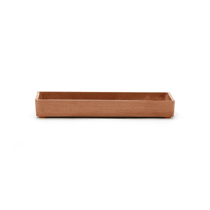 Kukkaruukku - Ecopots - Kukkaruukku esillepanotarjotin 20cm terracotta - Ecopots - Uuden aikakauden kukkaruukku kierrätysmateriaalista