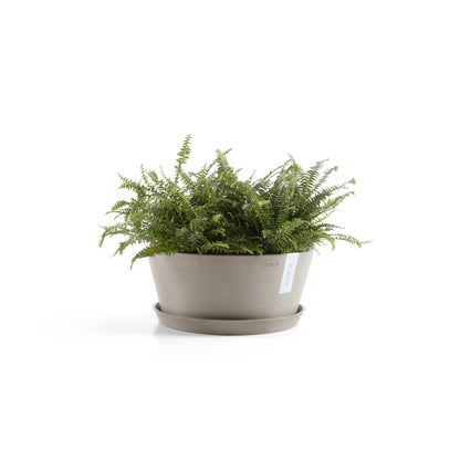 Kukkaruukku - Ecopots - Kukkaruukku Frankfurt 30cm taupe - Ecopots - Uuden aikakauden kukkaruukku kierrätysmateriaalista