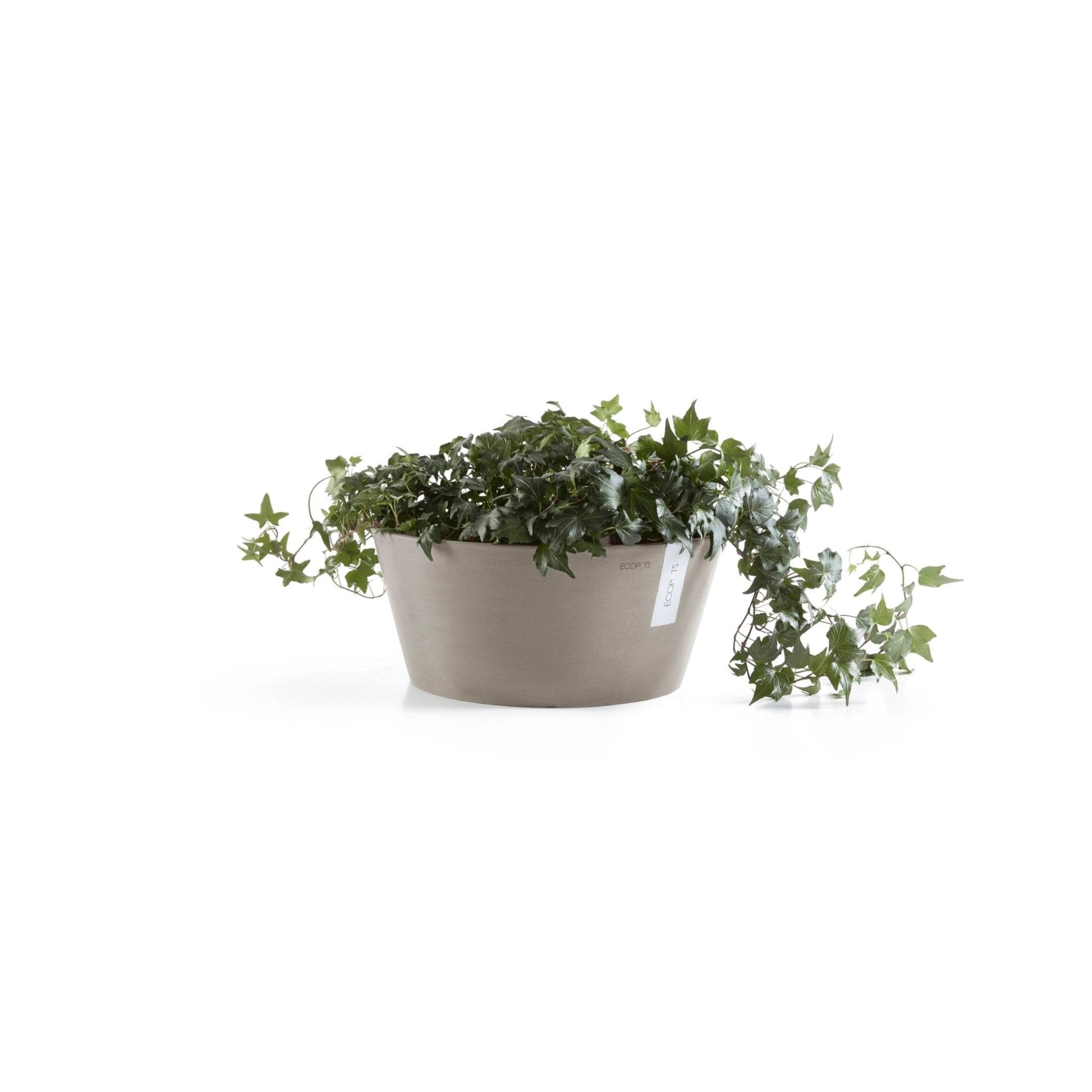 Kukkaruukku - Ecopots - Kukkaruukku Frankfurt 30cm taupe - Ecopots - Uuden aikakauden kukkaruukku kierrätysmateriaalista