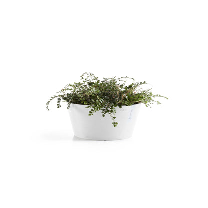 Kukkaruukku - Ecopots - Kukkaruukku Frankfurt 30cm valkoinen - Ecopots - Uuden aikakauden kukkaruukku kierrätysmateriaalista