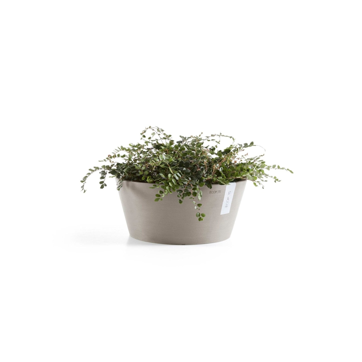 Kukkaruukku - Ecopots - Kukkaruukku Frankfurt 40cm taupe - Ecopots - Uuden aikakauden kukkaruukku kierrätysmateriaalista