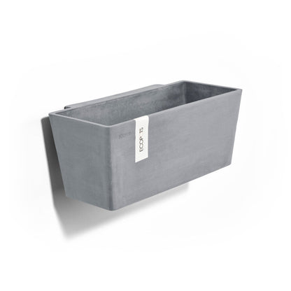 Kukkaruukku - Ecopots - Kukkaruukku Manhattan seinälle 35cm siniharmaa - Ecopots - Uuden aikakauden kukkaruukku kierrätysmateriaalista