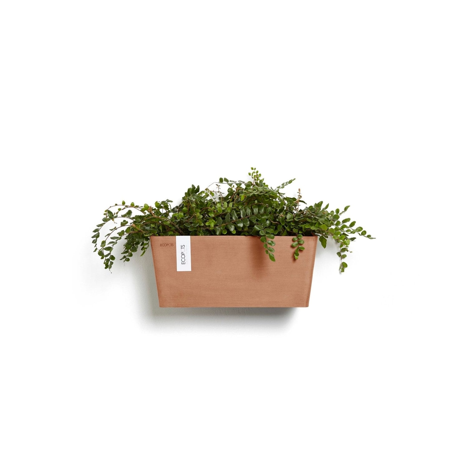 Kukkaruukku - Ecopots - Kukkaruukku Manhattan seinälle 35cm terracotta - Ecopots - Uuden aikakauden kukkaruukku kierrätysmateriaalista