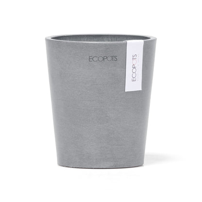 Kukkaruukku - Ecopots - Kukkaruukku Morinda 11cm siniharmaa - Ecopots - Uuden aikakauden kukkaruukku kierrätysmateriaalista