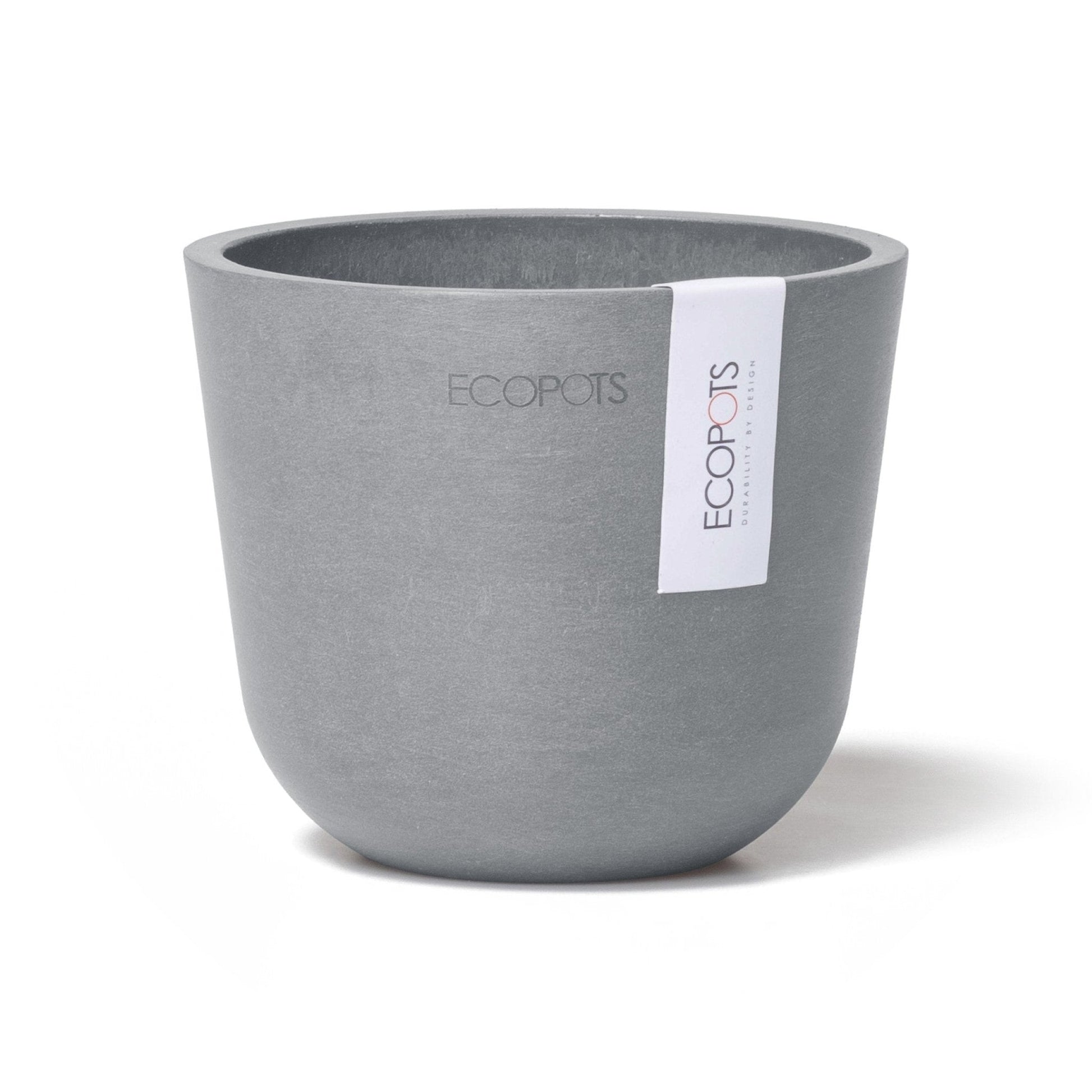 Kukkaruukku - Ecopots - Kukkaruukku Oslo 11,5cm siniharmaa - Ecopots - Uuden aikakauden kukkaruukku kierrätysmateriaalista