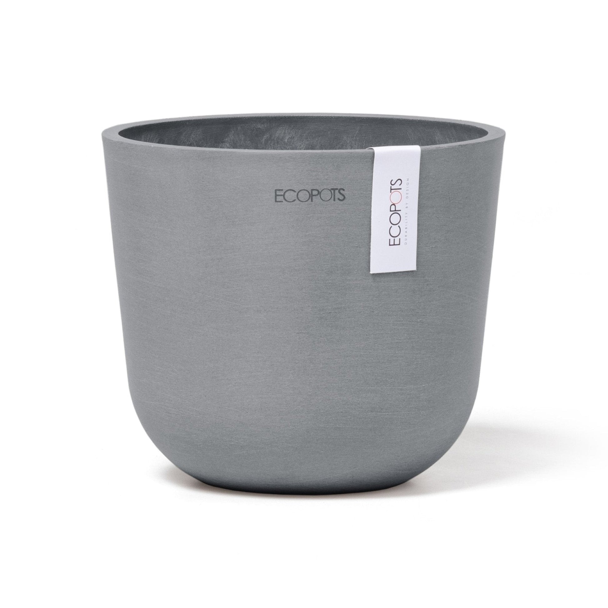 Kukkaruukku - Ecopots - Kukkaruukku Oslo 16cm siniharmaa - Ecopots - Uuden aikakauden kukkaruukku kierrätysmateriaalista