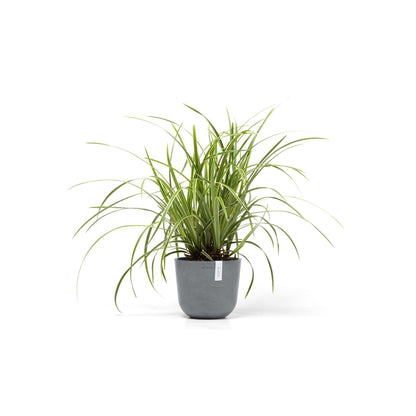 Kukkaruukku - Ecopots - Kukkaruukku Oslo 19cm siniharmaa - Ecopots - Uuden aikakauden kukkaruukku kierrätysmateriaalista