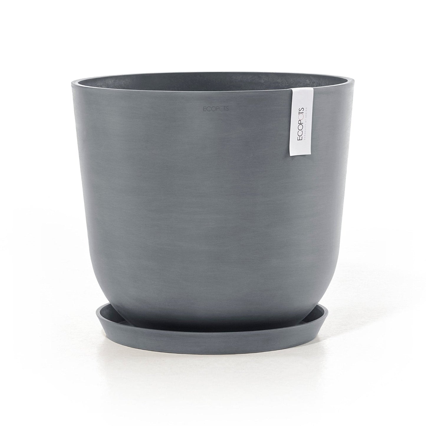 Kukkaruukku - Ecopots - Kukkaruukku Oslo 45cm siniharmaa - Ecopots - Uuden aikakauden kukkaruukku kierrätysmateriaalista