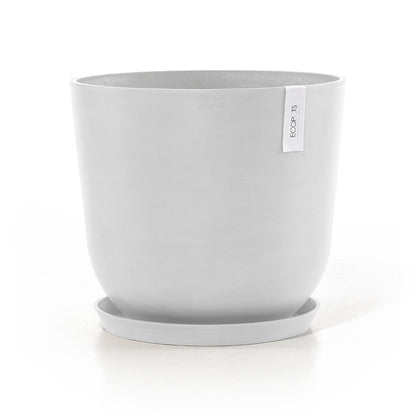 Kukkaruukku - Ecopots - Kukkaruukku Oslo 45cm valkoinen - Ecopots - Uuden aikakauden kukkaruukku kierrätysmateriaalista