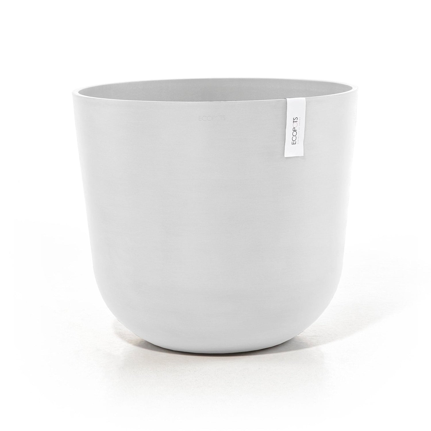 Kukkaruukku - Ecopots - Kukkaruukku Oslo 55cm valkoinen - Ecopots - Uuden aikakauden kukkaruukku kierrätysmateriaalista