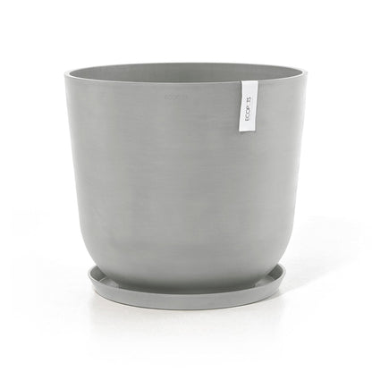 Kukkaruukku - Ecopots - Kukkaruukku Oslo 65cm valkoharmaa - Ecopots - Uuden aikakauden kukkaruukku kierrätysmateriaalista