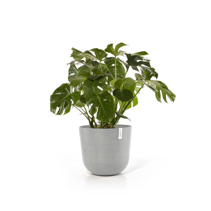 Kukkaruukku - Ecopots - Kukkaruukku Oslo 65cm valkoharmaa - Ecopots - Uuden aikakauden kukkaruukku kierrätysmateriaalista