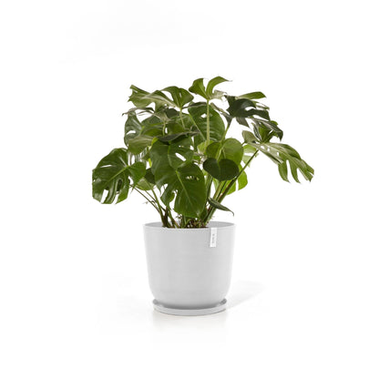 Kukkaruukku - Ecopots - Kukkaruukku Oslo 65cm valkoinen - Ecopots - Uuden aikakauden kukkaruukku kierrätysmateriaalista