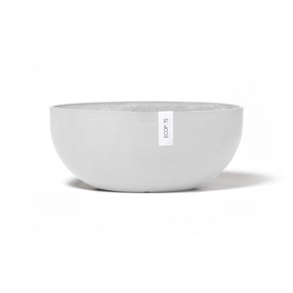Kukkaruukku - Ecopots - Kukkaruukku Sofia 43cm valkoinen - Ecopots - Uuden aikakauden kukkaruukku kierrätysmateriaalista
