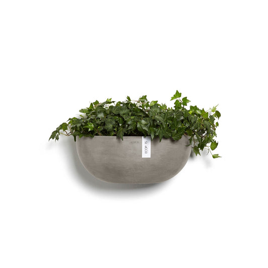 Kukkaruukku - Ecopots - Kukkaruukku Sofia seinälle 43cm taupe - Ecopots - Uuden aikakauden kukkaruukku kierrätysmateriaalista