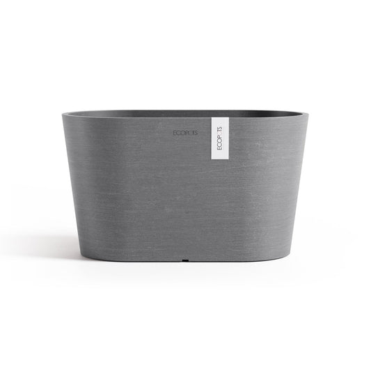 Kukkaruukku - Ecopots - Kukkaruukku Tokio 30cm harmaa - Ecopots - Uuden aikakauden kukkaruukku kierrätysmateriaalista