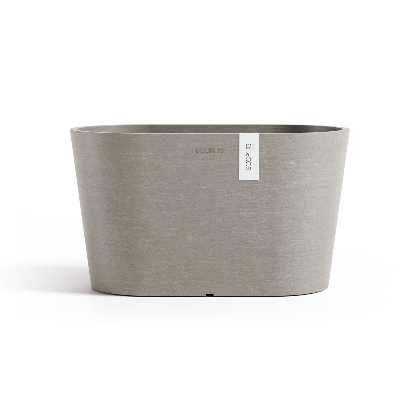 Kukkaruukku - Ecopots - Kukkaruukku Tokio 30cm taupe - Ecopots - Uuden aikakauden kukkaruukku kierrätysmateriaalista