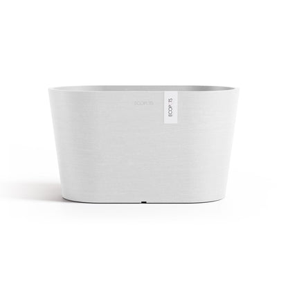 Kukkaruukku - Ecopots - Kukkaruukku Tokio 30cm valkoinen - Ecopots - Uuden aikakauden kukkaruukku kierrätysmateriaalista