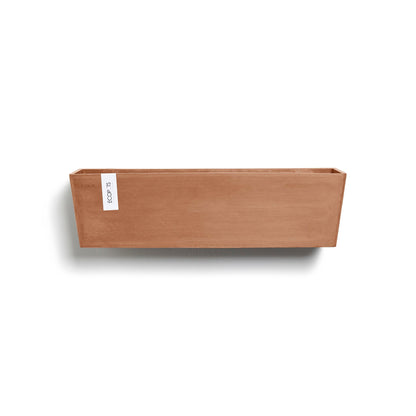 Kukkaruukku - Ecopots - Manhattan seinä 55cm terracotta - Ecopotskauppa - Uuden aikakauden kukkaruukku