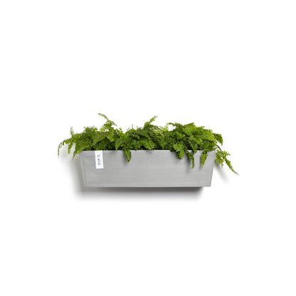 Kukkaruukku - Ecopots - Manhattan seinä 55cm valkoharmaa - Ecopotskauppa - Uuden aikakauden kukkaruukku