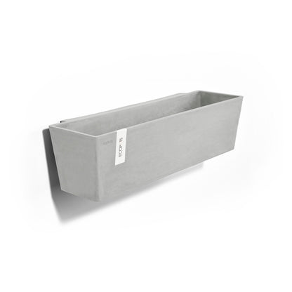 Kukkaruukku - Ecopots - Manhattan seinä 55cm valkoharmaa - Ecopotskauppa - Uuden aikakauden kukkaruukku