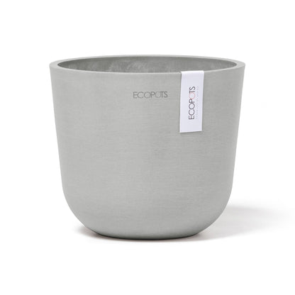 Kukkaruukku - Ecopots - Oslo 16cm valkoharmaa - Ecopotskauppa - Uuden aikakauden kukkaruukku