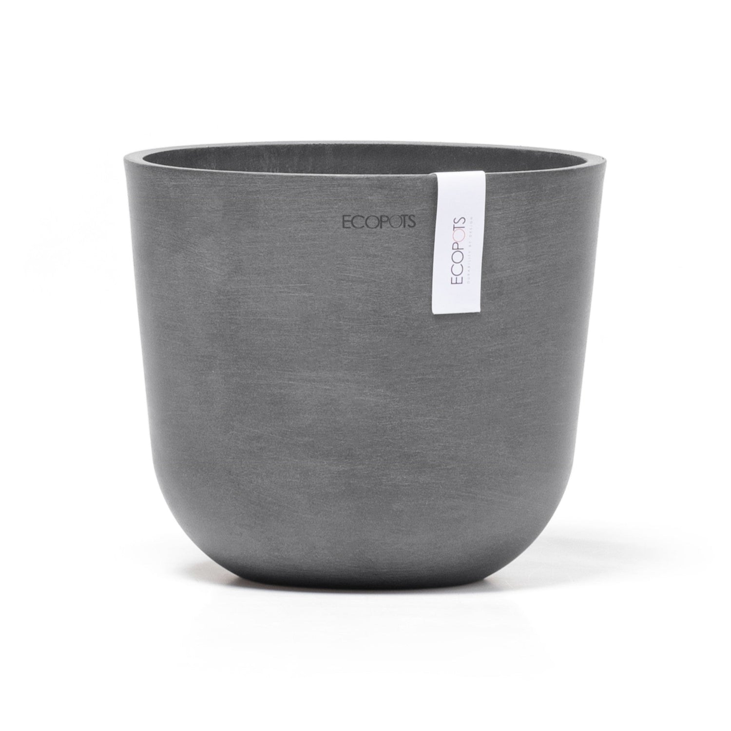 Kukkaruukku - Ecopots - Oslo 19cm harmaa - Ecopotskauppa - Uuden aikakauden kukkaruukku